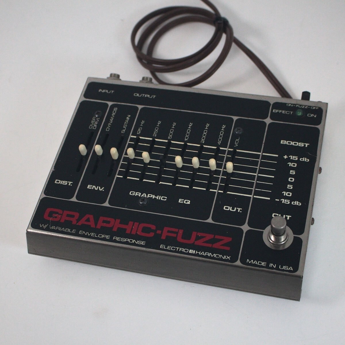 【美品】ELECTRO-HARMONIX / GRAPHIC FUZZ Electro-Harmonix Graphic Fuzz Distortion Guitar Effect Pedal