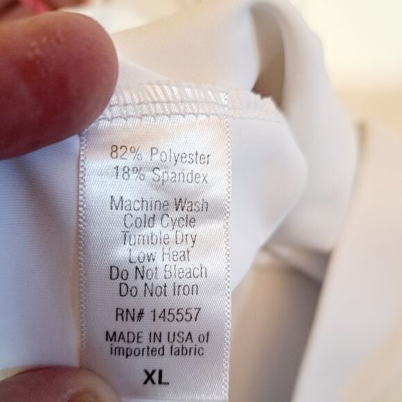 GEAR BUNCH solid White Capri Squat Proof Leggings… - image 6