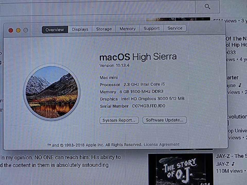 Apple Mac Mini A1347 mid 2011 2.3GHz i5 8GB Ram 500GB HDD - Image 2 of 4