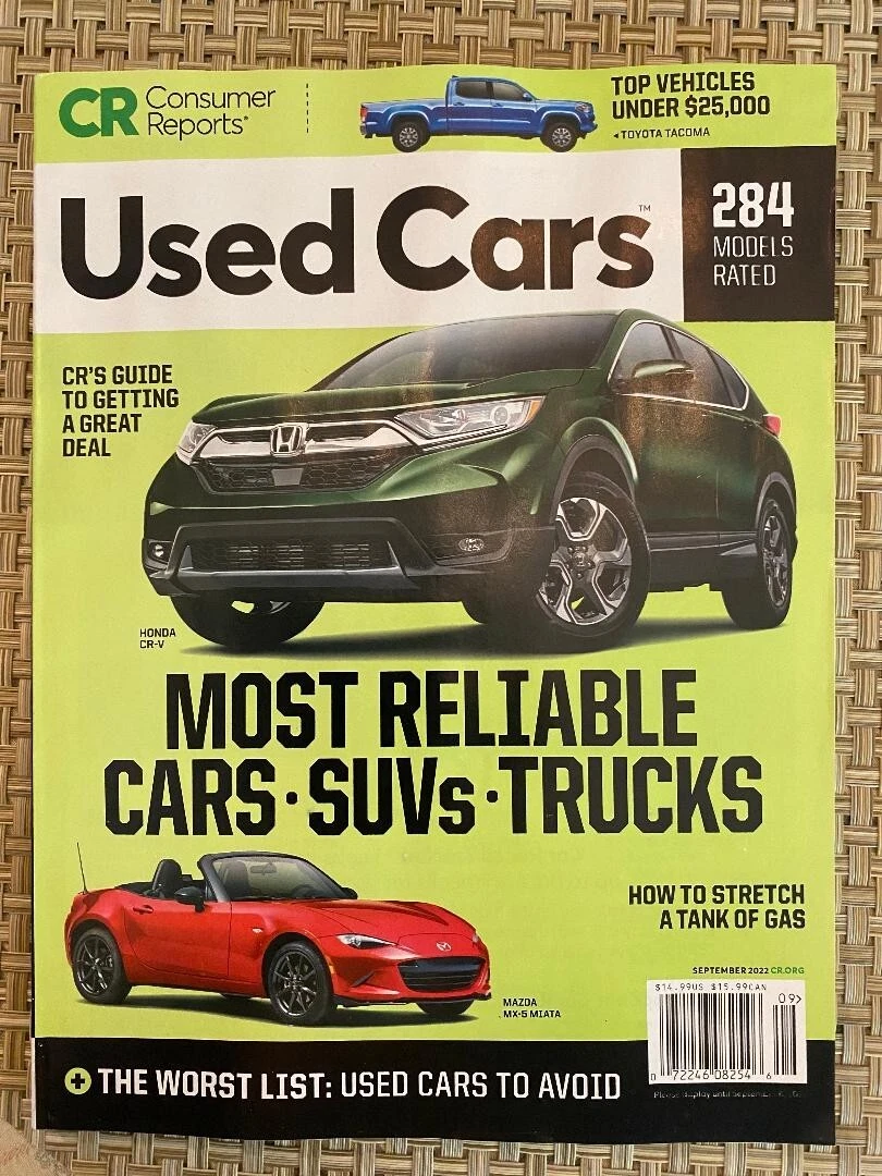 Consumer Reports Cover 2022