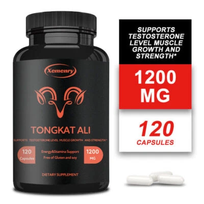 Tongka 1200mg - Énergie Et Endurance, Santé Musculaire, Booster De Testostérone