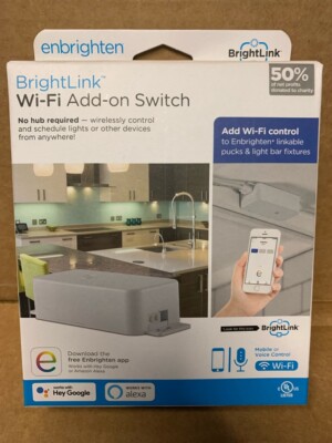 Enbrighten Cabinet Lighting Master Switch Wi-Fi Add-On Switch 
