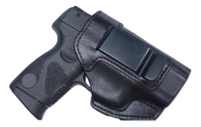Leather IWB Conceal Carry Holster Fits: Smith & Wesson S&W M&P Shield