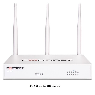 Fortinet FortiGate Firewall FG-40F-3G4G-BDL-950-36 NGFW SD-WAN