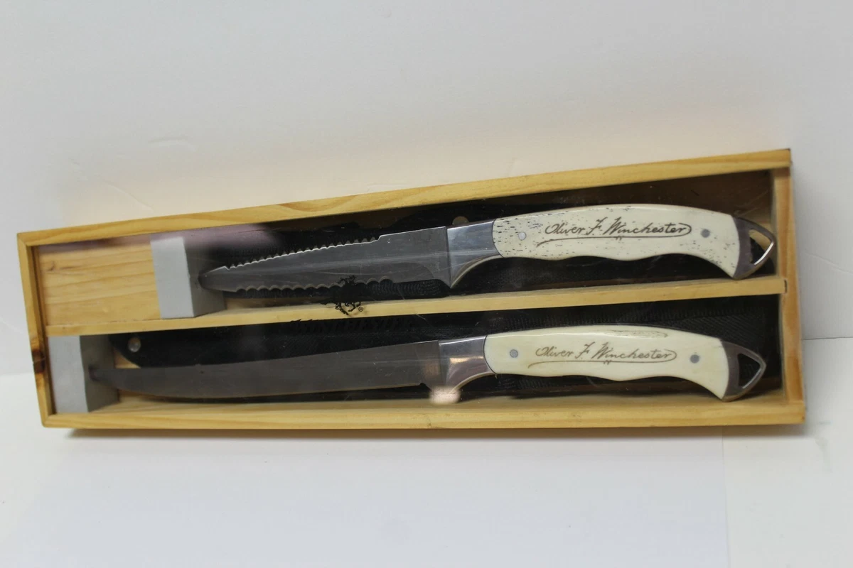 New Oliver F. Winchester Signature Handle Bone Fillet & Bait