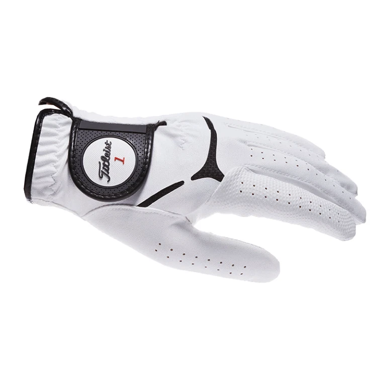 Guante de golf Titleist TG39 súper agarre para mano izquierda (BK/WT/WTRD) FedEX Foto 3 de 4