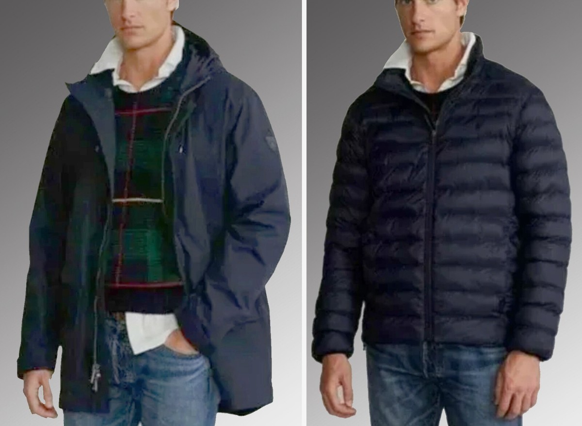 POLO RALPH LAUREN 3-in-1 コート XXLネイビー POLO RALPH LAUREN 3-in-1コミューターコート ネイビー