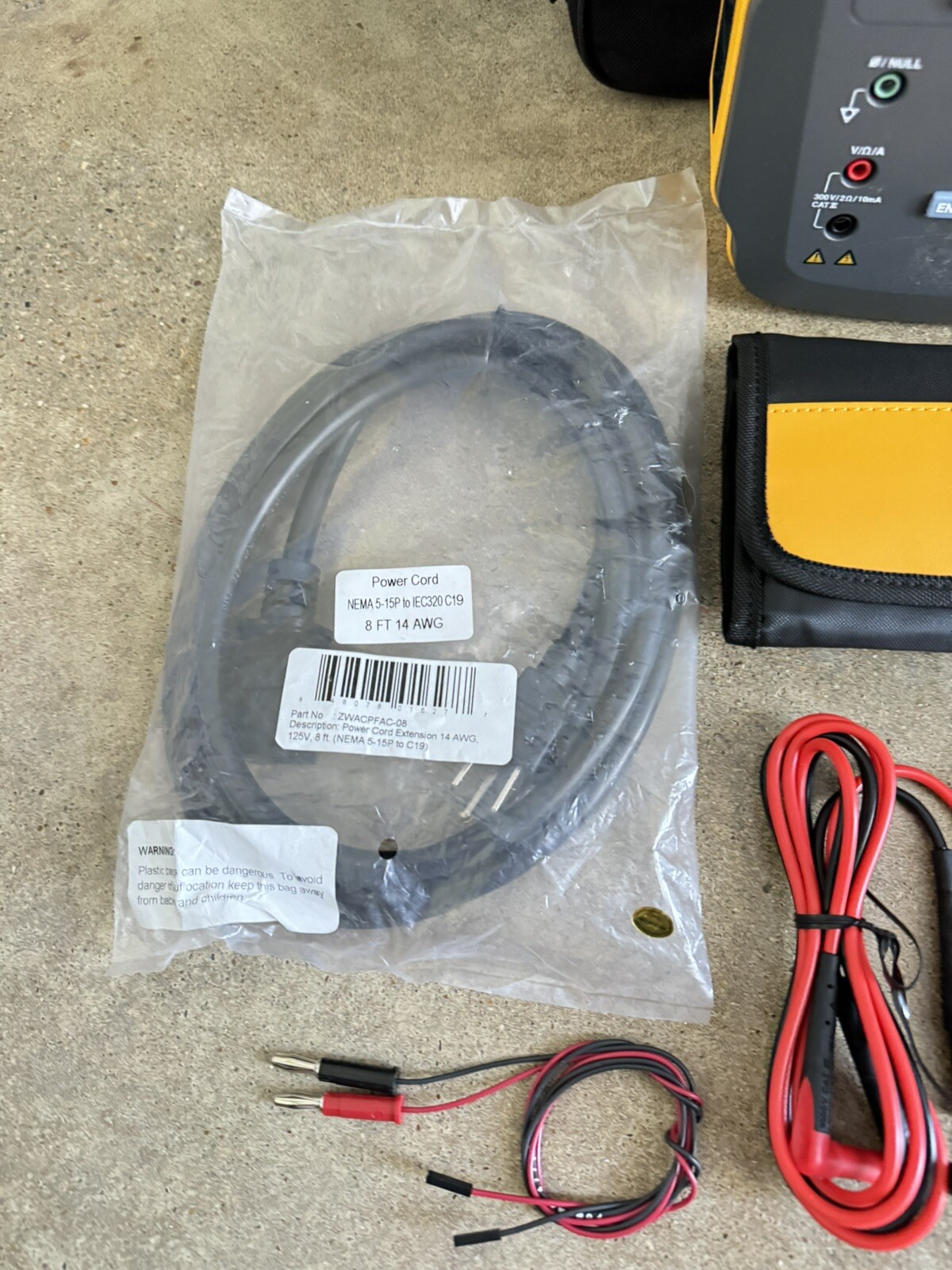 Fluke ESA614 Electrical Safety Equipment Analyzer W/ NEW TLK287 LEAD