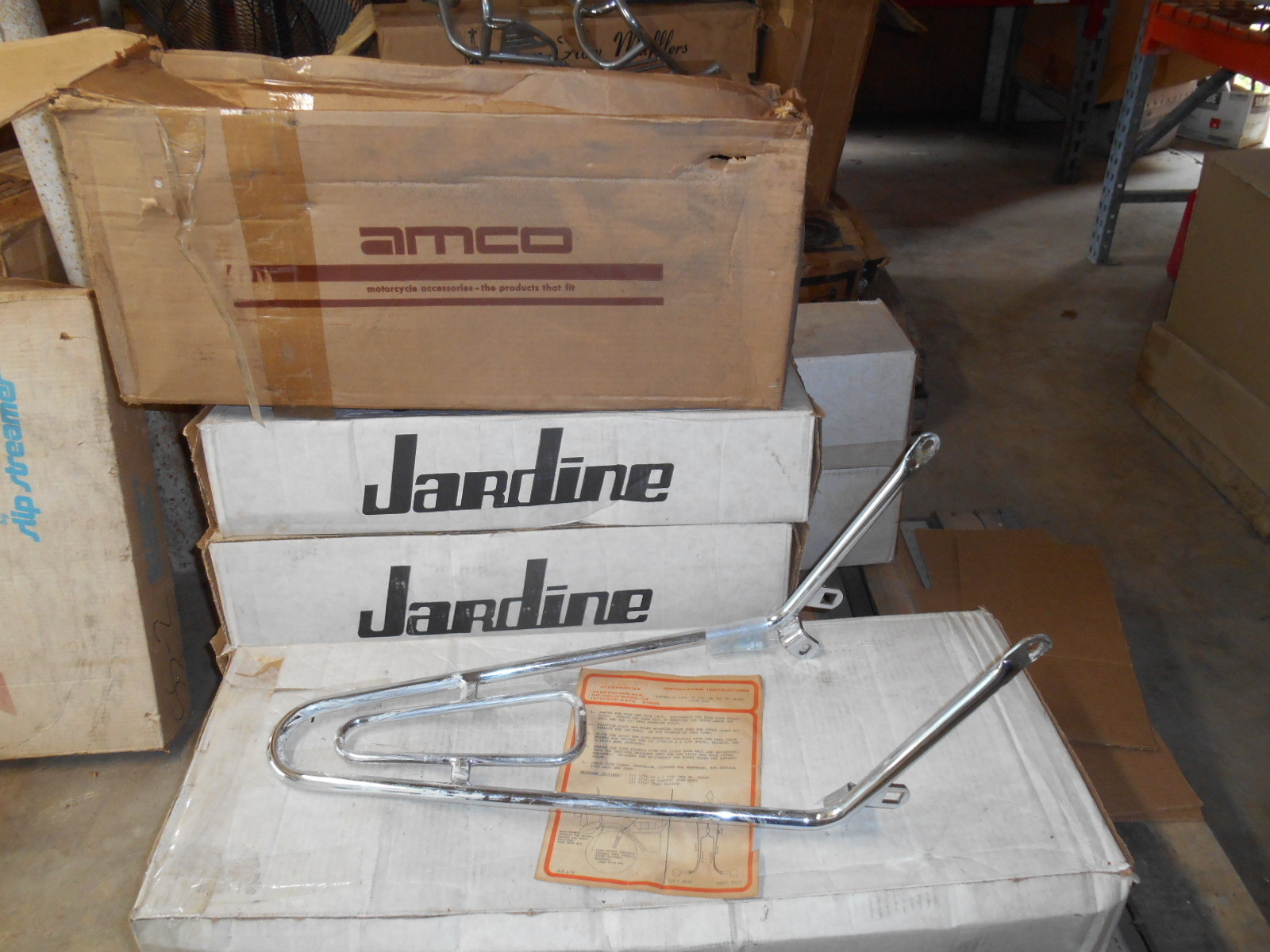 Amco Sissy Bar Back Frame w/ Hardware Suzuki GS550 GS750 GS1000 93557