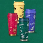 STARBUCKS Korea 2025 Harry Potter Hogwarts Dormitory Elma Tumbler 4 Type