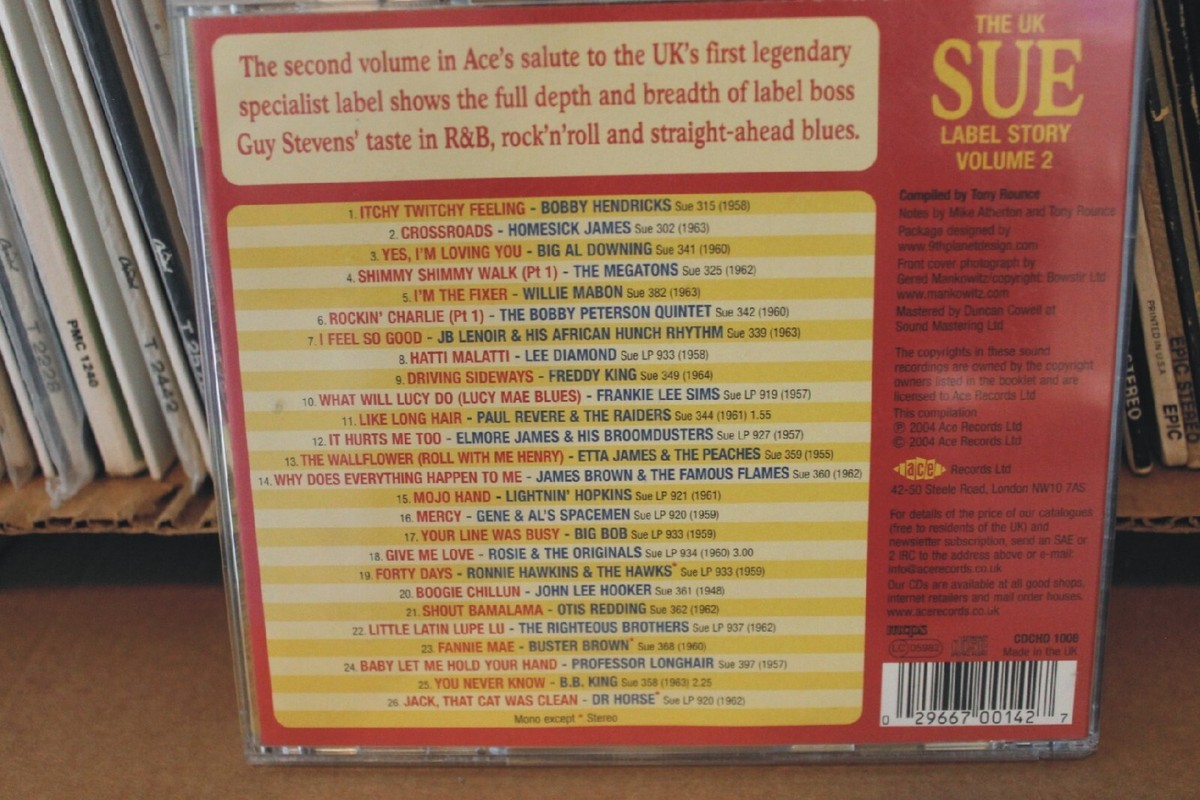 洋楽 SUE's Rock'n'Blues & The UK Sue Label VARIOUS ARTISTS - Sue's Rock'N'Blues - The UK Sue Story, Vol