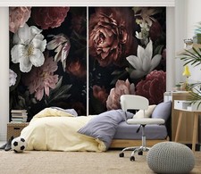 3D Red Peony Flowers ZHUA3204 Photo Curtain Window Blockout Fabric Vera 2023