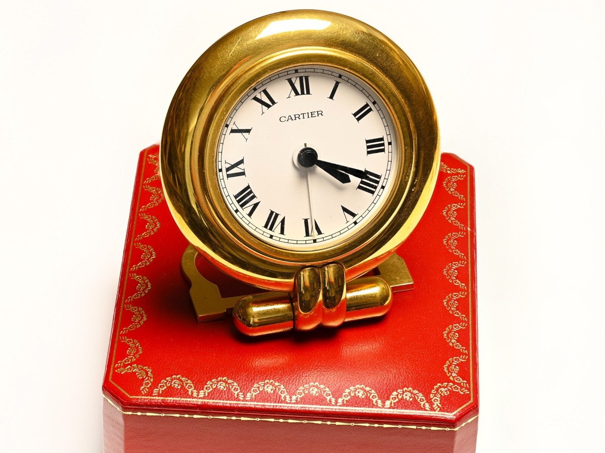 Cartier Colisee Travel Desk Alarm Clock | eBay