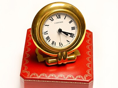 Cartier Colisee Travel Desk Alarm Clock | eBay