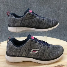 Skechers Shoes Womens 9.5 Equalizer First Rate Running Sneakers Gray Low 12033