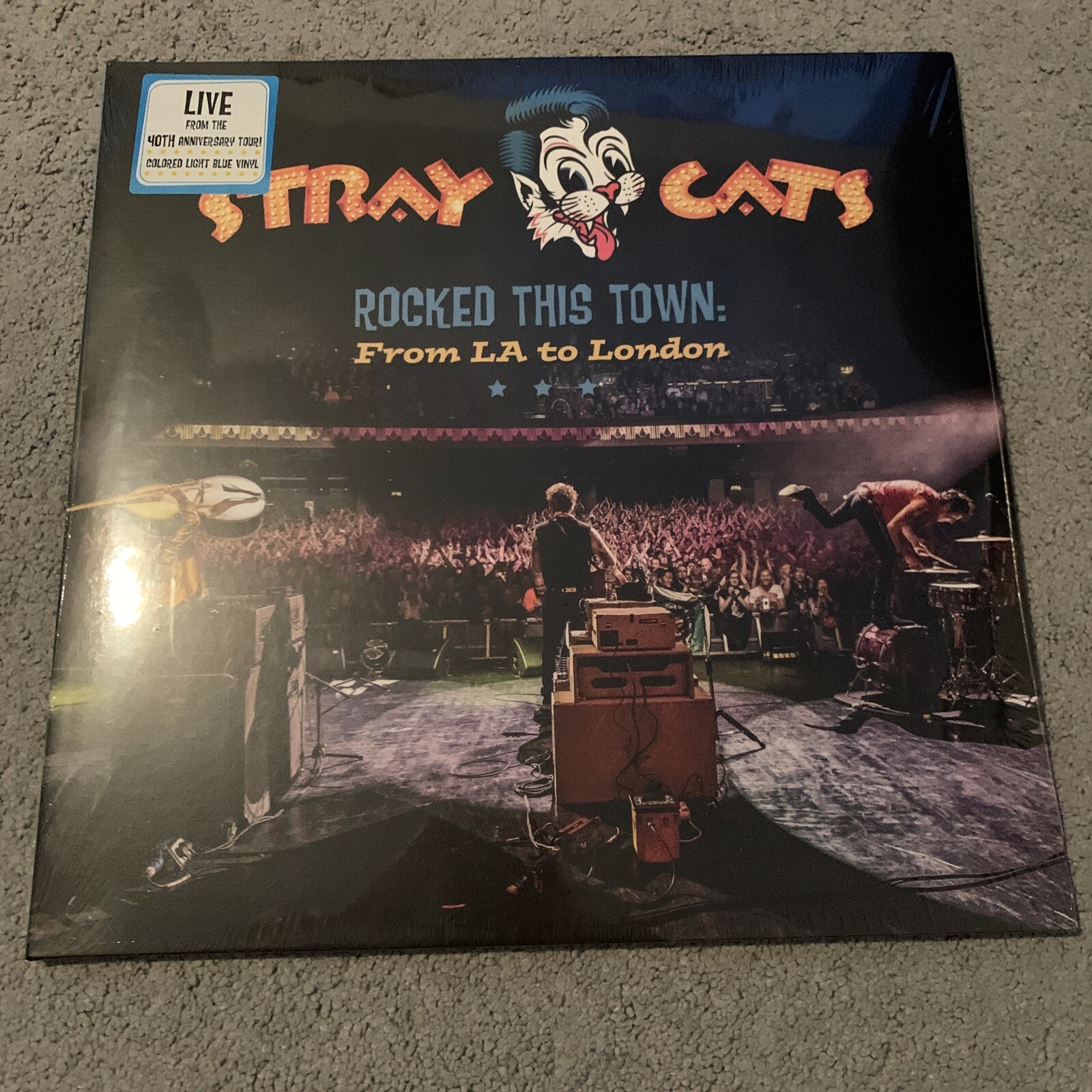 Rocked This Town: From LA to London [Blue Vinyl] by Stray Cats (Record ...
