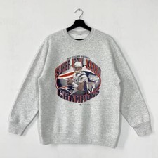 New England Patriots Sweatshirt NFL crewneck sweatshirt, reprinted ash color