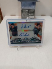 Emerson Hancock Zach DeLoach 2020 Bowman Chrome Orange Refractor Dual Auto /25