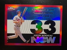 2007 Topps Chrome Generation Now Red Refractors #GN215 Justin Morneau #'d 99/99
