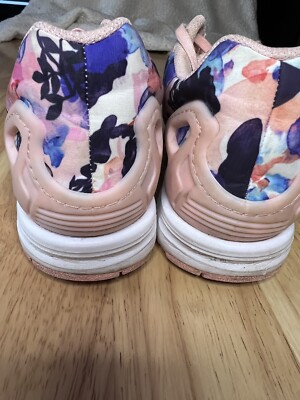 Adidas zx flux pink floral bb2879 size 7 | eBay