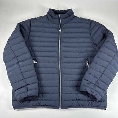 Jean Paul Norway Leo Down Puffer Jacket Men's XL Navy Blue