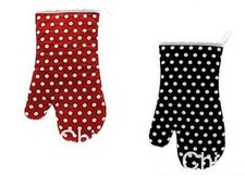 Cascade Red or Black White Polka Dots Kitchenware Mugs, Coasters Placemats