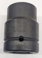 Wright 7/8" Standard Impact Socket Double Square 1" Drive 8 Point 8807 USA