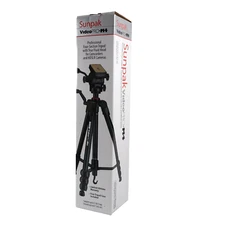 🔥NEW SUNPAK 620-840 Video Pro-M 4 Tripod with Fluid Head FAST FREE SHIPPING🔥