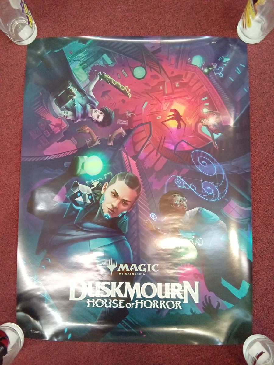 mtg duskmourn poster cards Enduring Courage (Japan Showcase Fracture Foil) [Duskmourn: House of H