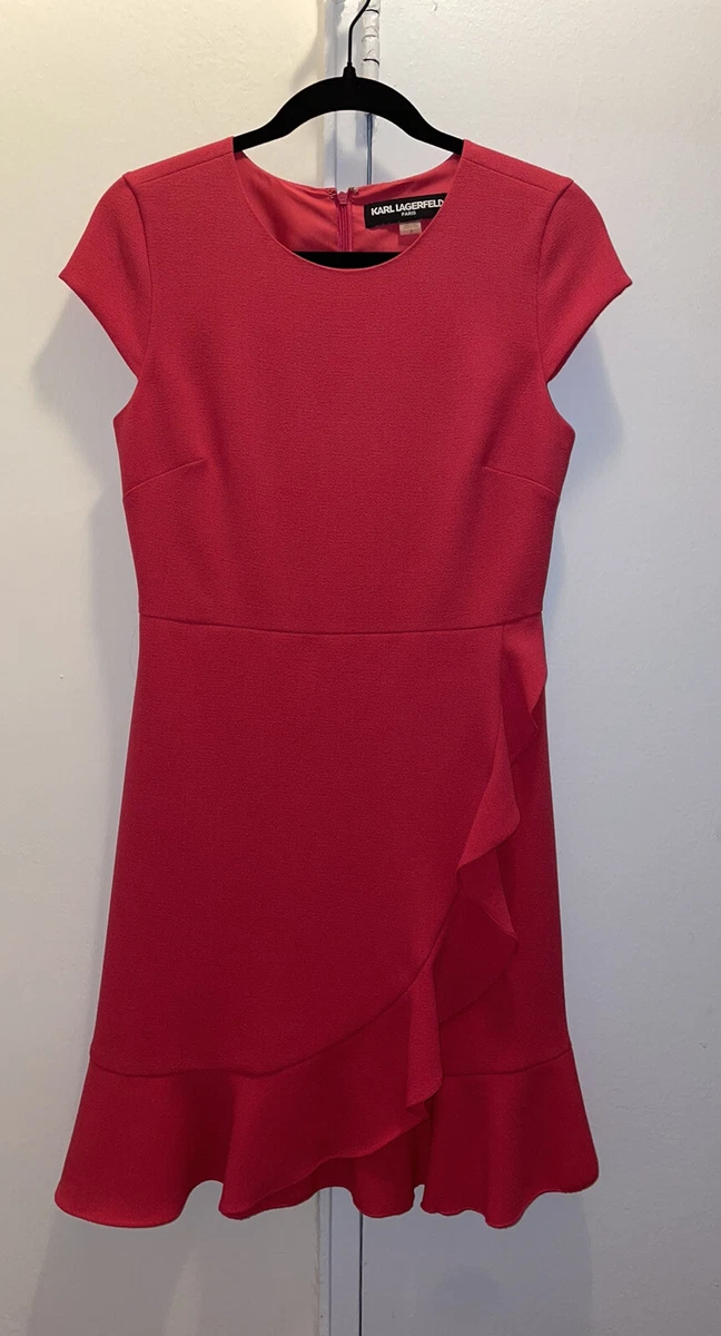 Karl lagerfeld pink dress cheap