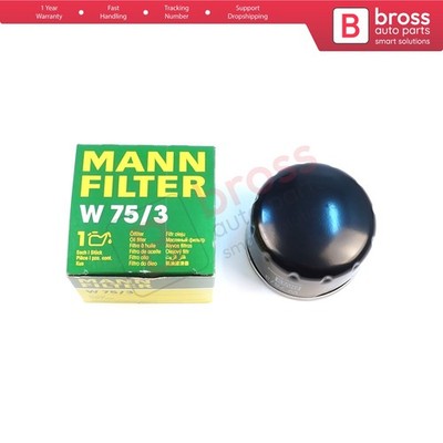 Ölfilter MANN W75/3 7700274177 für VAZ LADA LARGUS K7M K4M ab 2012- 5-Türer