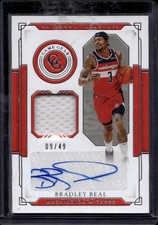 2020 National Treasures #GG-BDB Bradley Beal Game Gear Autographs #/49