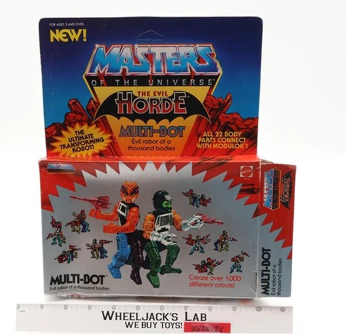 Multi-Bot 100% Complete He-Man Masters of the Universe MOTU 1986 Mattel Vintage