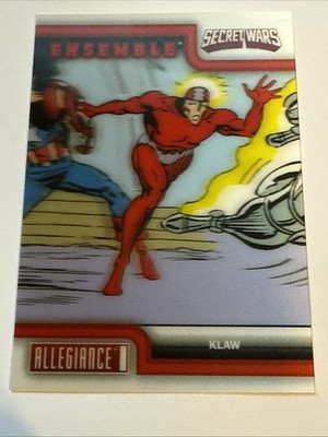 2024 Marvel Allegiance Secret Wars Klaw Ensemble Lenticular #E-6!