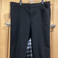 Chaps Ralph Lauren Women's Black Dress Pants 28 Inch Inseam Sz 14