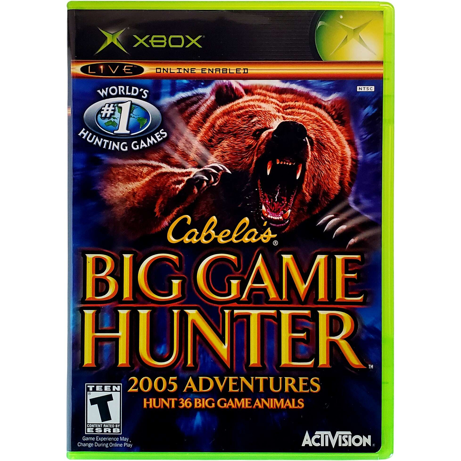 Cabela's Big Game Hunter 2005 Adventures - Microsoft Xbox Pristine 1Y Guarantee