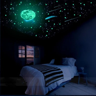 Room Wall Stickers Decoration Ornament 230PCS Stickers Stars Brand New - image 1 of 4