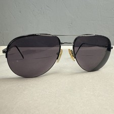 Vintage Welling English Leather 103 Silver Pilot Sunglasses FRAMES ONLY Korea