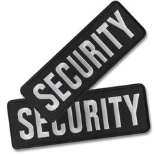 Security Patches for Tactical Vest Uniform Jacket Hat Caps, Hook Loop Fasten ...