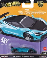 Hot Wheels JBK47 Premium Car Culture Silhouettes Lb-Works Mclaren 720S