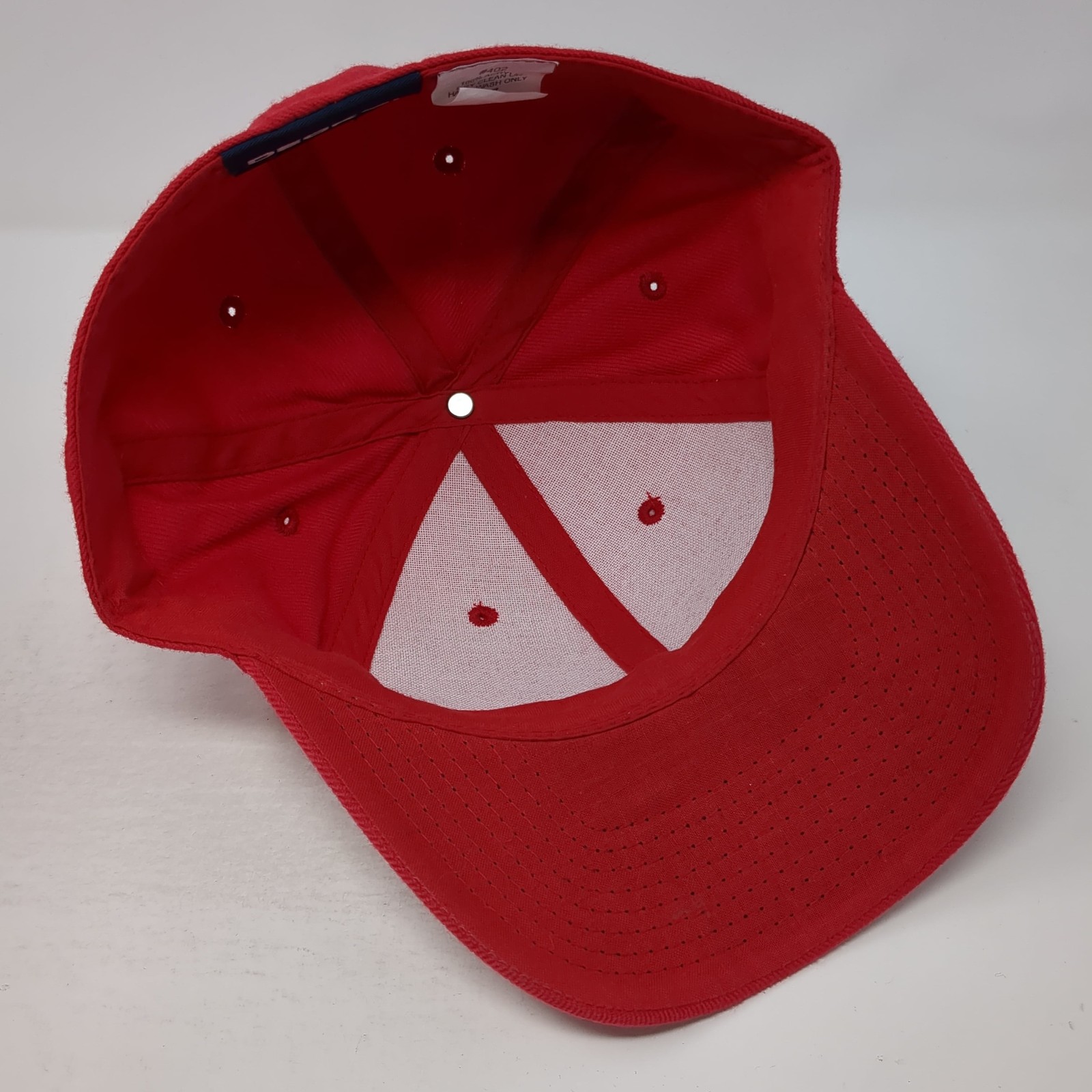 Decky Fitted Baseball Hat Red 7 Solid Outdoor Ven… - image 7