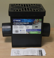 NDS 900BKITRTL Black Polyethylene 2-Holes Squ...