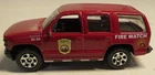 Vintage Matchbox 1997 Chevrolet Tahoe National Park Ranger Fire Watch 1:67 LOOSE