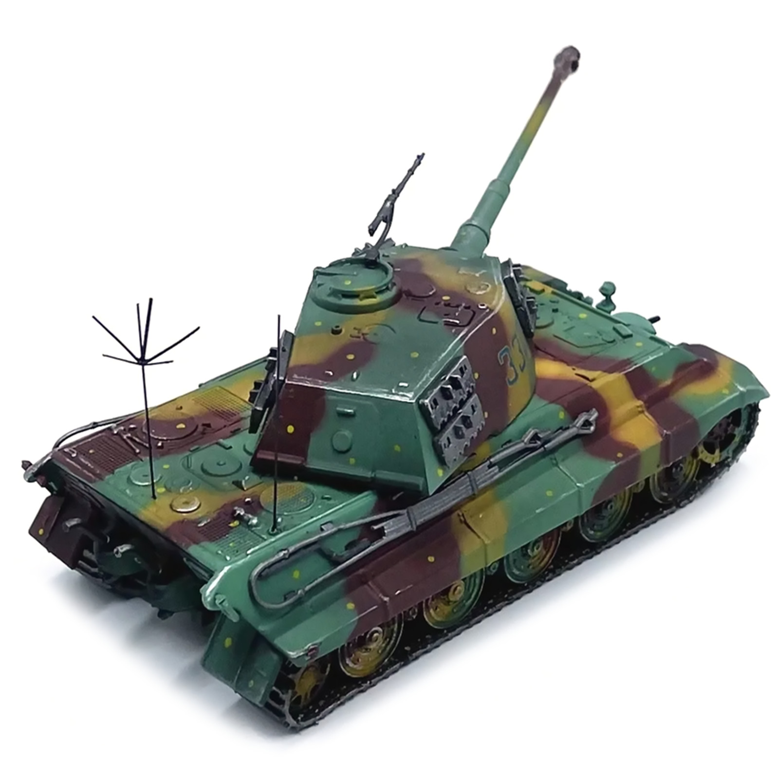 1:72 German Tiger King Heavy Tank Alloy Model Collection Military Ornament Gift