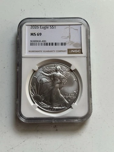 2026 American Silver Eagle S$1 NGC MS69