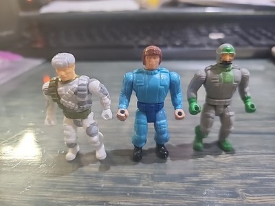 Vintage Men of Medal Action Figures Air Force Commando Fighter Pilot 1988 Set