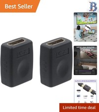 HDMI Female to Female Adapter Set - 4K High-Speed Coupler for Easy Connection