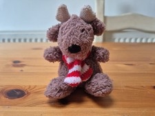 Jellycat Baby Poppet Reindeer with Scarf. Retired