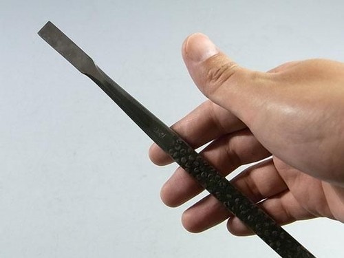 Kaneshin Bonsai Jin Shari scalpello da intaglio tipo piatto n.87E 195 mm Giappone - Foto 5 di 5