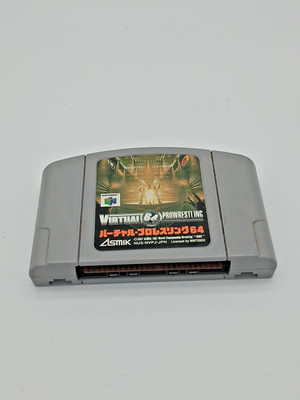 [TESTED] Virtual Prowrestling   Nintendo 64 N64   Authentic Japanese Import   C5